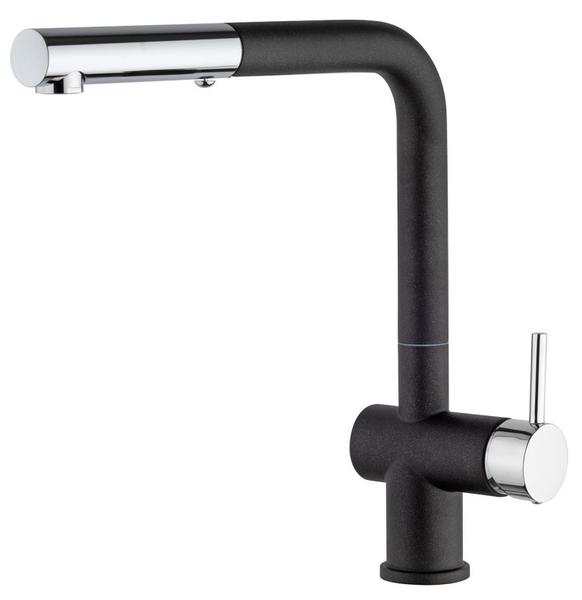 Смеситель для кухни Paini Cox HD44566CR1KM metallic black