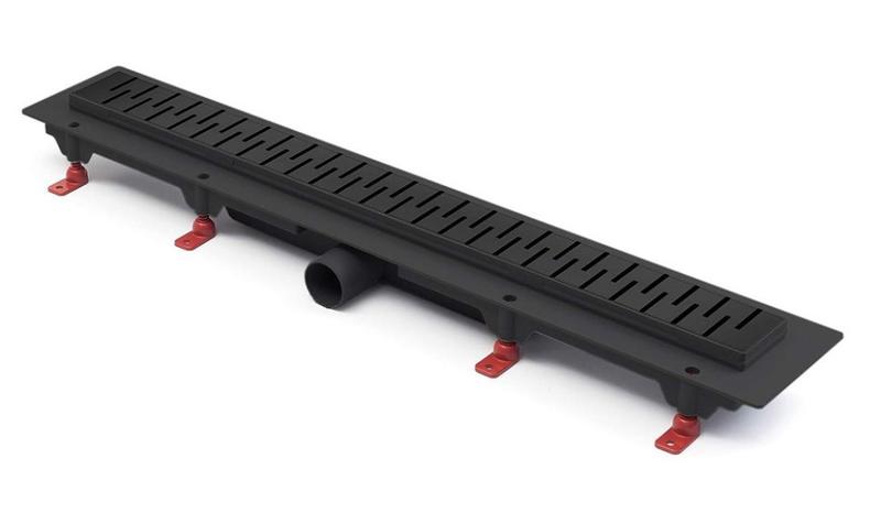 Душевой лоток Paini Medium CH650MC 65см чёрный матовый