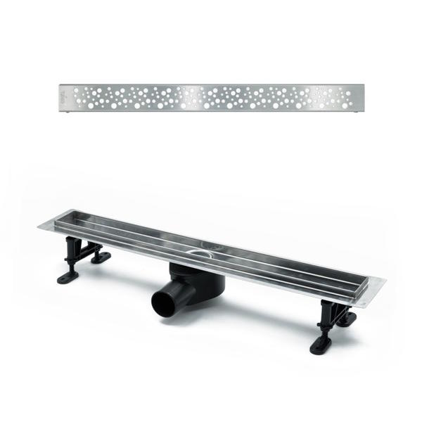 Душевой лоток Timo Standart DP20800-DR20800 хром матовый 80 см