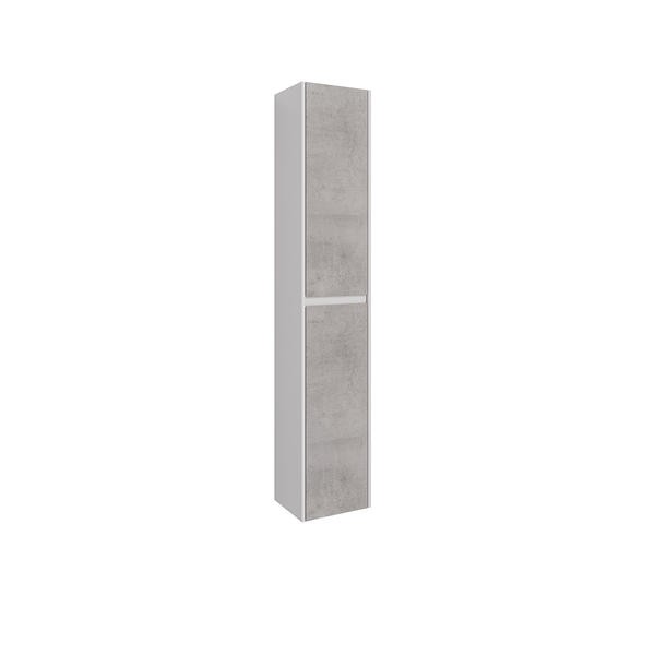 Шкаф-колонна Lemark Combi LM03C35P-Beton 35 см подвесной белый глянец