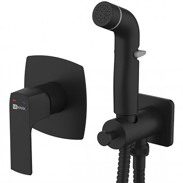 Смеситель гигиенический душ Lemark Ursus LM7219BL