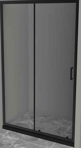 Душевая дверь BelBagno Uno 110см чёрный UNO-195-BF-1-110-C-NERO