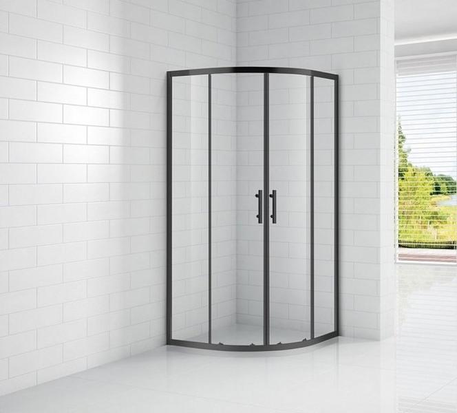 Душевой уголок Cezares ECO-O-A-2-100-C-NERO