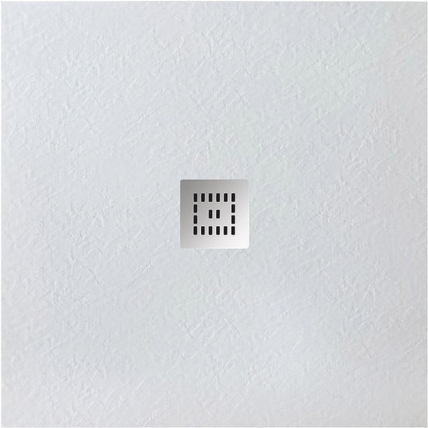 Душевой поддон из искусственного камня BelBagno Uno 80x80 TRAY-MR-UNO-A-80-35-W-CR Белый