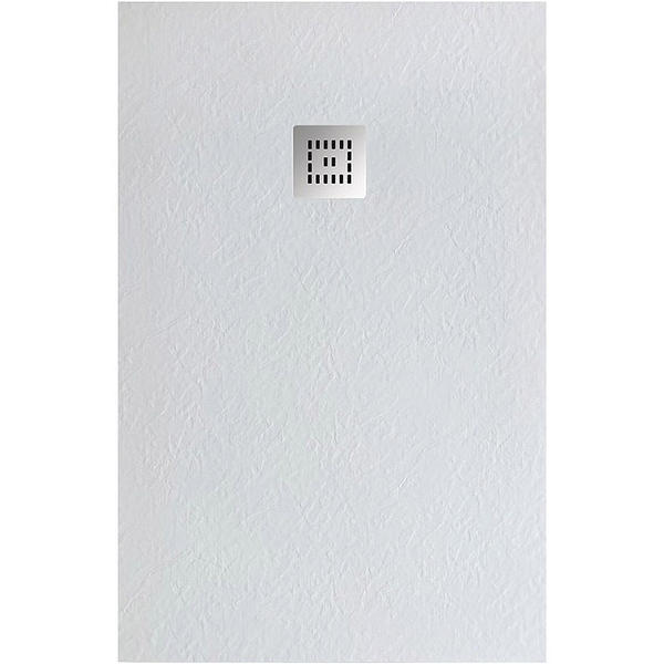 Душевой поддон из искусственного камня BelBagno Uno 160x80 TRAY-MR-UNO-AH-160/80-35-W-CR Белый