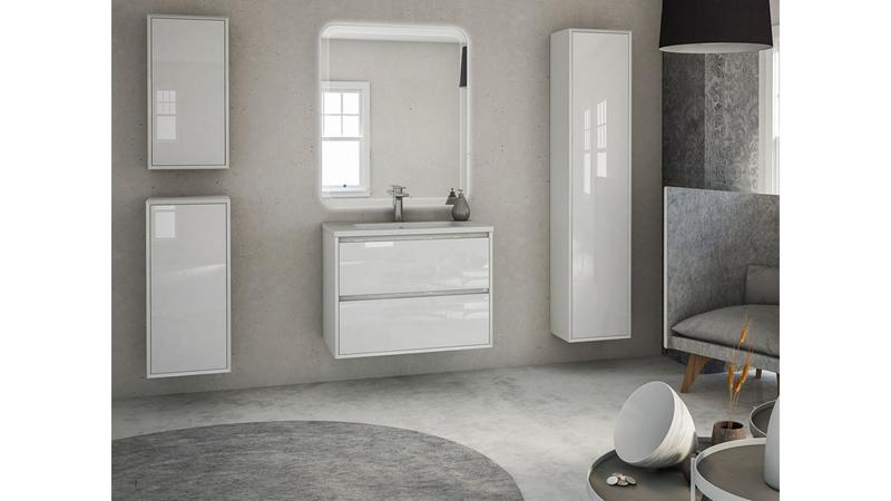 Тумба под раковину Cezares 100x57 Bianco Lucido Glass 41803