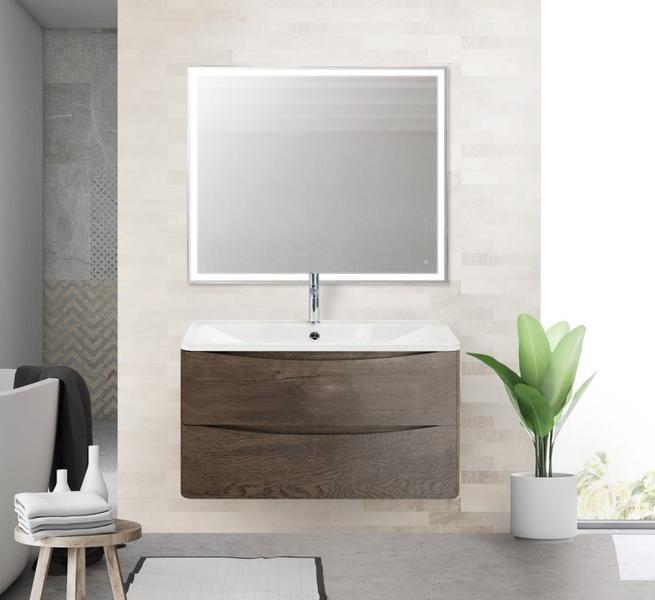 Тумба под раковину BelBagno подвесная 90x50см Rovere Nature Grigio ACQUA-900-2C-SO-RNG
