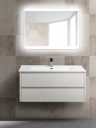 Тумба под раковину BelBagno подвесная 100x50см Bianco Opaco KRAFT-1000-2C-SO-BO