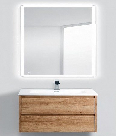 Тумба под раковину BelBagno подвесная 100x50см Rovere Nebrasca Nature KRAFT-1000-2C-SO-RNN