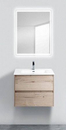 Тумба под раковину BelBagno подвесная 60x50см Rovere Galifax Bianco KRAFT-600-2C-SO-RGB