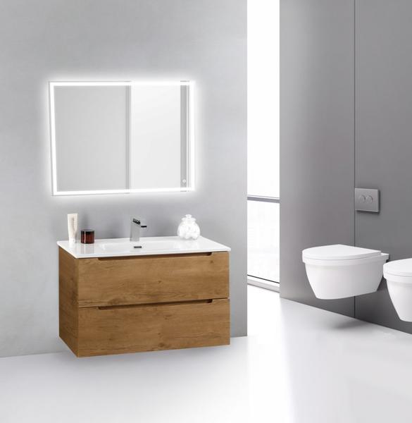 Тумба под раковину BelBagno подвесная 80x50см Rovere Nature ETNA39-800/390-2C-SO-RN-P