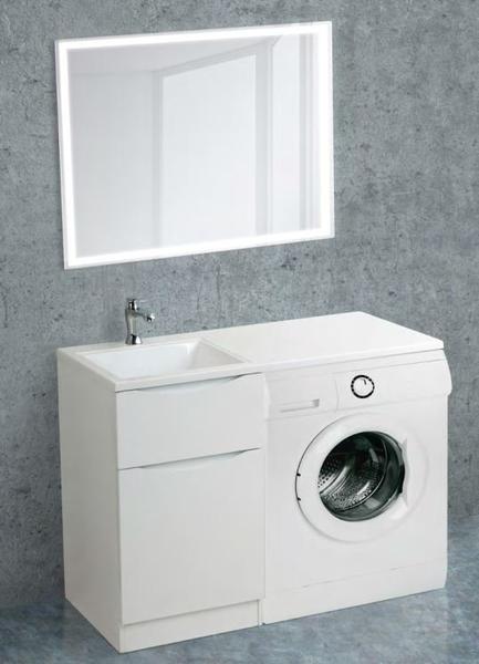 Тумба под раковину BelBagno напольная 60x85см Bianco Lucido LAVANDERIA-580/1200-2C-PIA-BL