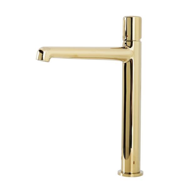 Смеситель для накладной раковины BelBagno Uno золото UNO-LMC-ORO-W0