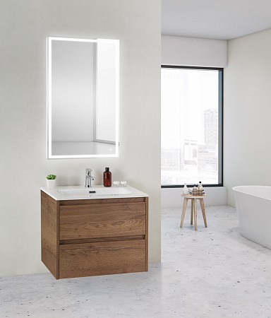 Тумба под раковину BelBagno подвесная 50x50см Rovere Tabacco KRAFT 39-500/390-2C-SO-RT