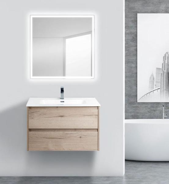 Тумба под раковину BelBagno подвесная 70x50см Rovere Galifax Bianco KRAFT-700-2C-SO-RGB