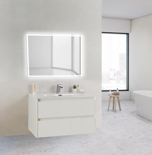 Тумба под раковину BelBagno подвесная 80x50см Bianco Opaco KRAFT 39-800/390-2C-SO-BO