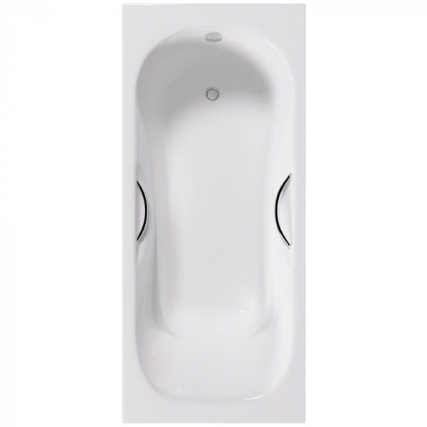 Ванна чугунная Delice Malibu DLR230610R 180x80 с отверстиями под ручки