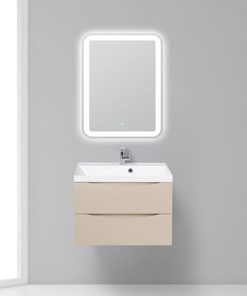 Тумба под раковину BelBagno подвесная 70x55см Crema Opaco MARINO-700-2C-SO-CO-P