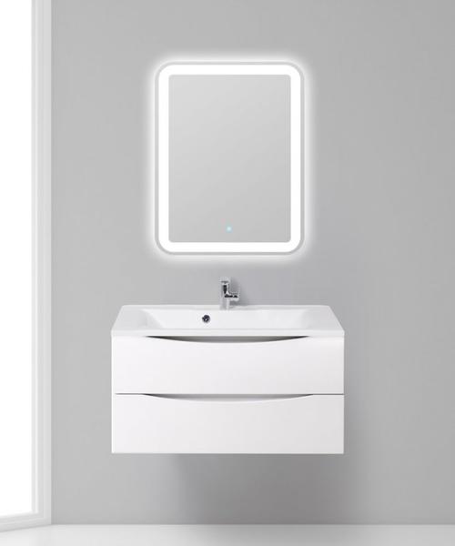 Тумба под раковину BelBagno подвесная 90x53см Bianco Lucido MARINO-900-2C-SO-BL-P