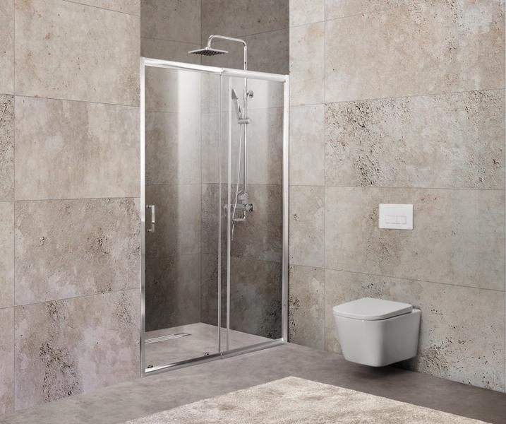 Душевая дверь, хром BelBagno UNIQUE-BF-1-110/125-P-Cr