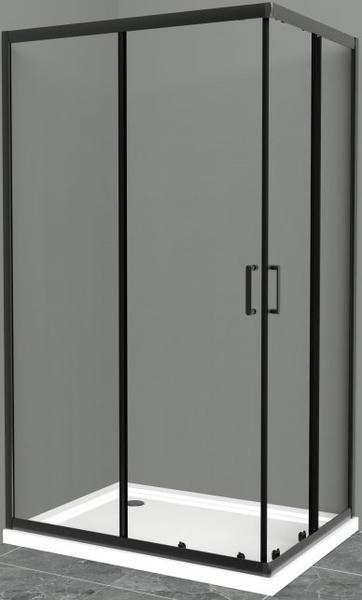 Душевой уголок BelBagno Uno 120x100см чёрный UNO-195-AH-2-120/100-C-NERO