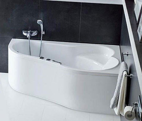 Santek Ибица 150х100 R асимметричная белая 1WH112035 — изображение 3