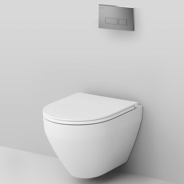 Инсталляция с подвесным унитазом FlashClean, с сиденьем микролифт и клавишей AM.PM Spirit V2.0 IS47031.701700 — изображение 3