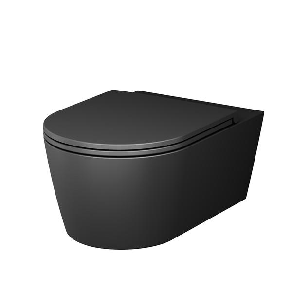 Унитаз подвесной FlashClean с сиденьем микролифт, матовый AM.PM Func C8F1701MBSC