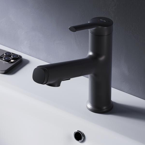 Смеситель для раковины с вытяжным изливом AM.PM X-Joy F85B02922 — изображение 11