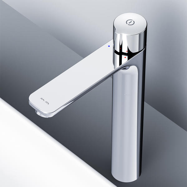 Смеситель для раковины, высокий, нажимной TouchReel AM.PM X-Joy F85A92500 — изображение 4
