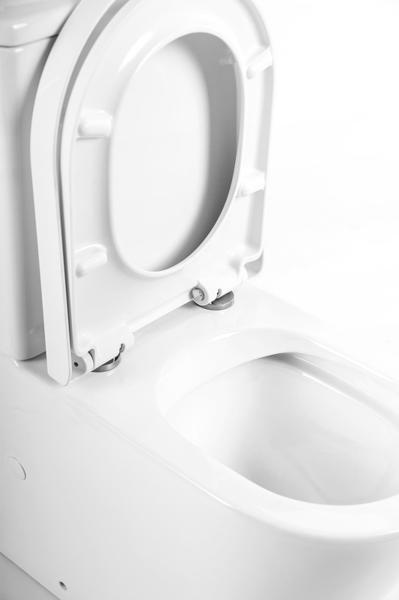 Унитаз BelBagno Lounge BB8618CPR-MN/SC с сиденьем Микролифт — изображение 3