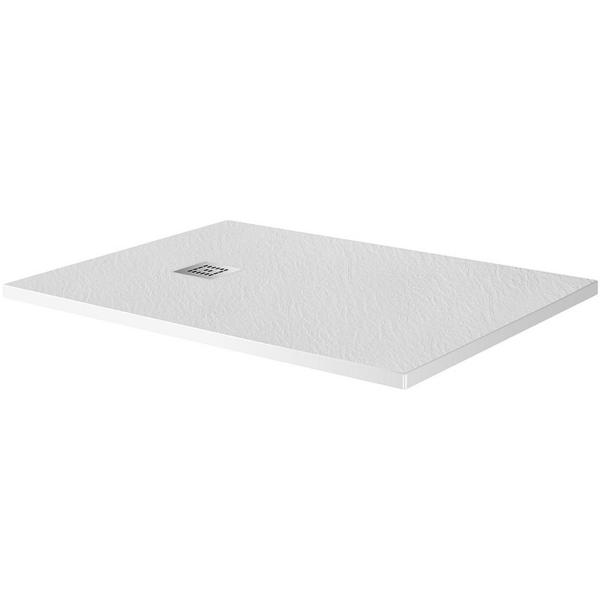 Душевой поддон из искусственного камня BelBagno Uno 140x90 TRAY-MR-UNO-AH-140/90-35-W-CR Белый — изображение 4