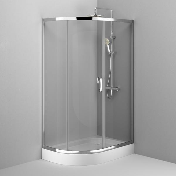 Душевое ограждение 120x80 см, без поддона AM.PM Like W83G-302U120CT — изображение 7