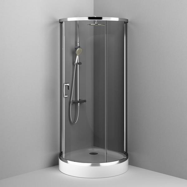 Душевое ограждение 95x95 см, без поддона AM.PM Like W83G-333-095CG — изображение 3