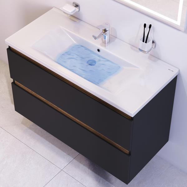 База под раковину, подвесная, 100 см AM.PM X-Joy M85AFHX1002BM — изображение 6