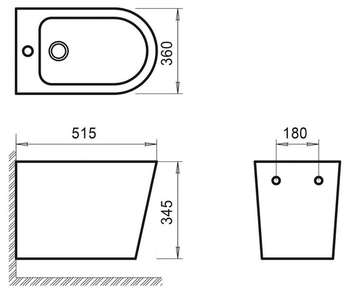 Биде подвесное BelBagno Flay-R BB053BH — изображение 3