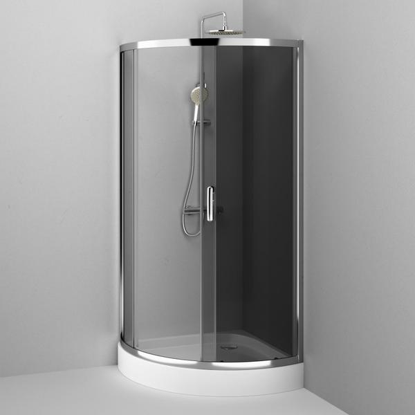 Душевое ограждение 90x90 см, без поддона AM.PM Like W83G-315-090CG — изображение 4