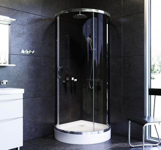 Душевое ограждение 95x95 см, без поддона AM.PM Like W83G-333-095CG — изображение 8