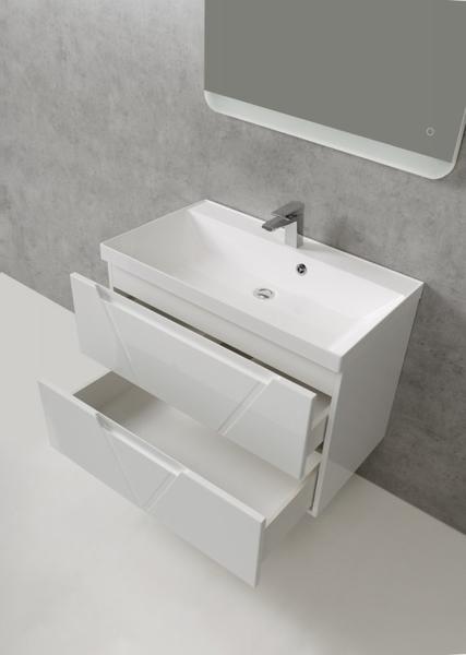 Тумба под раковину BelBagno подвесная 80x60см Bianco Lucido VITTORIA-800-2C-SO-BL — изображение 4