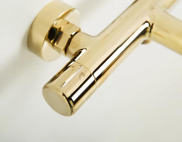 Смеситель для ванны BelBagno Uno золото UNO-VASM-ORO — изображение 4