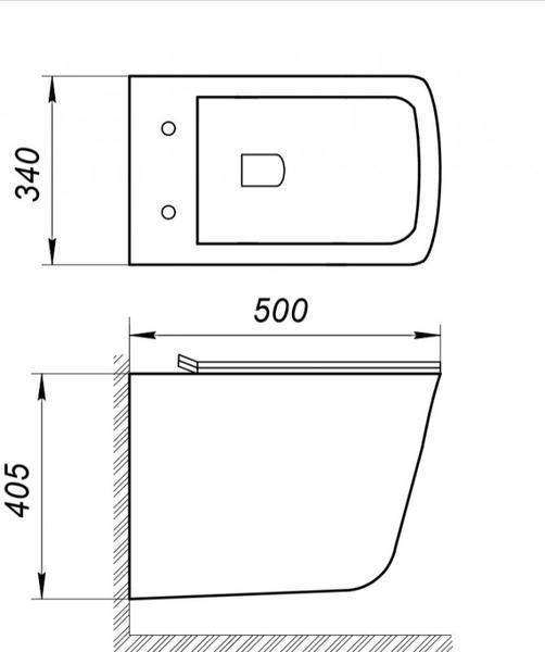 Унитаз подвесной BelBagno Marmi BB052CHR — изображение 4