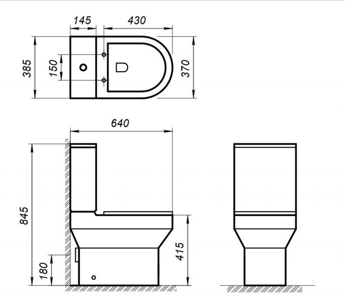 Бачок для унитаза BelBagno Norma BB339T — изображение 3