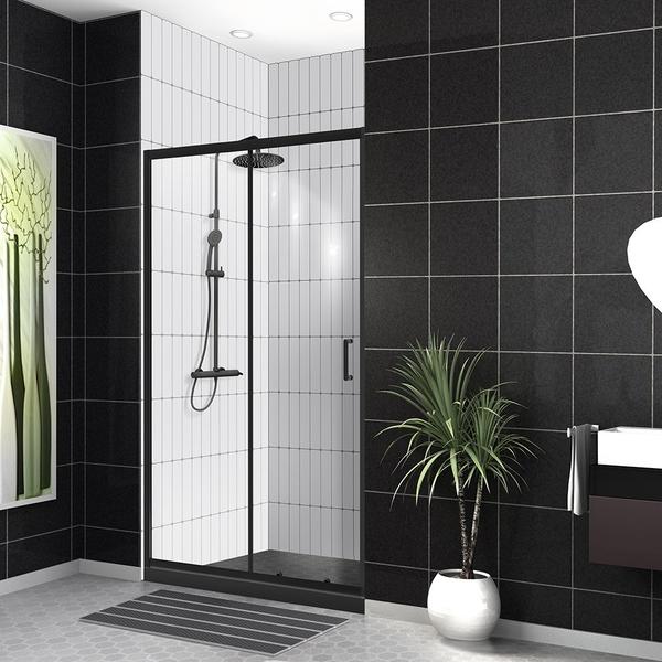 Душевая дверь BelBagno Uno 120см чёрный UNO-195-BF-1-120-C-NERO — изображение 3