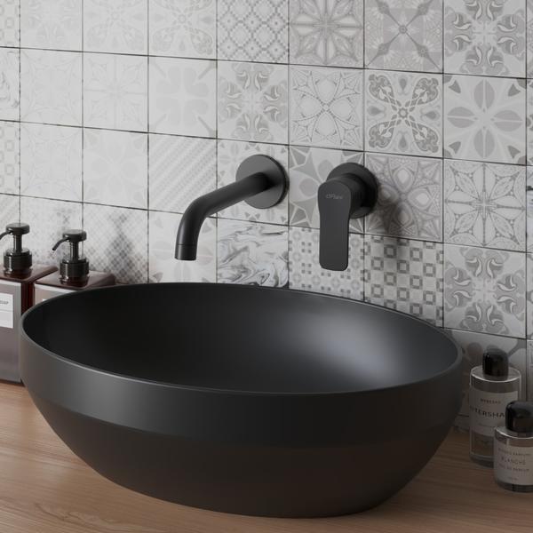 Встраиваемый смеситель для раковины Paini Viva Style P4YO208 чёрный — изображение 3