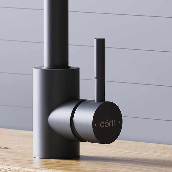Смеситель для кухни с вытяжным изливом Dorff Logic D3007522 — изображение 7