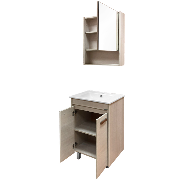 Comforty Зеркало-шкаф "Марио-60" сосна лоредо — изображение 4