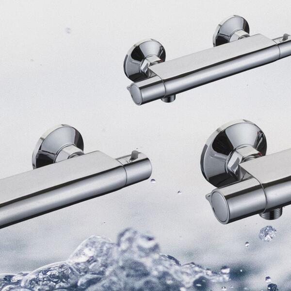 Смеситель для душа Swedbe Mercury 9050 термостатический хром — изображение 8