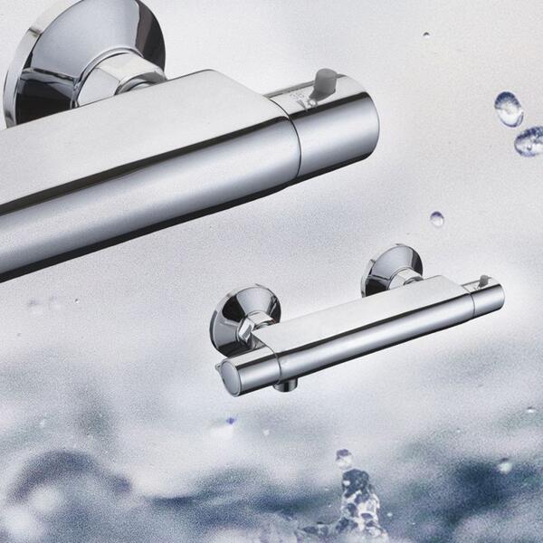 Смеситель для душа Swedbe Mercury 9050 термостатический хром — изображение 6