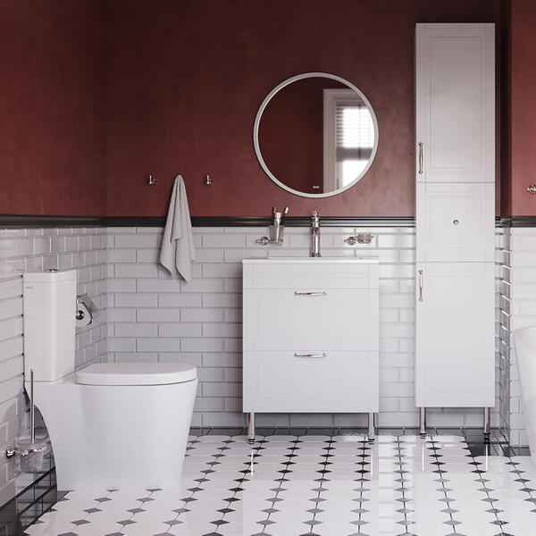 Тумба с раковиной IDDIS Oxford напольная 60см белый OXF60W0i95K — изображение 6