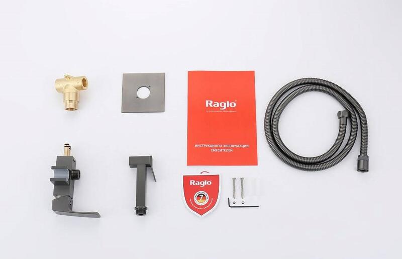 Гигиенический душ со смесителем Raglo R01.52.09 графит — изображение 8